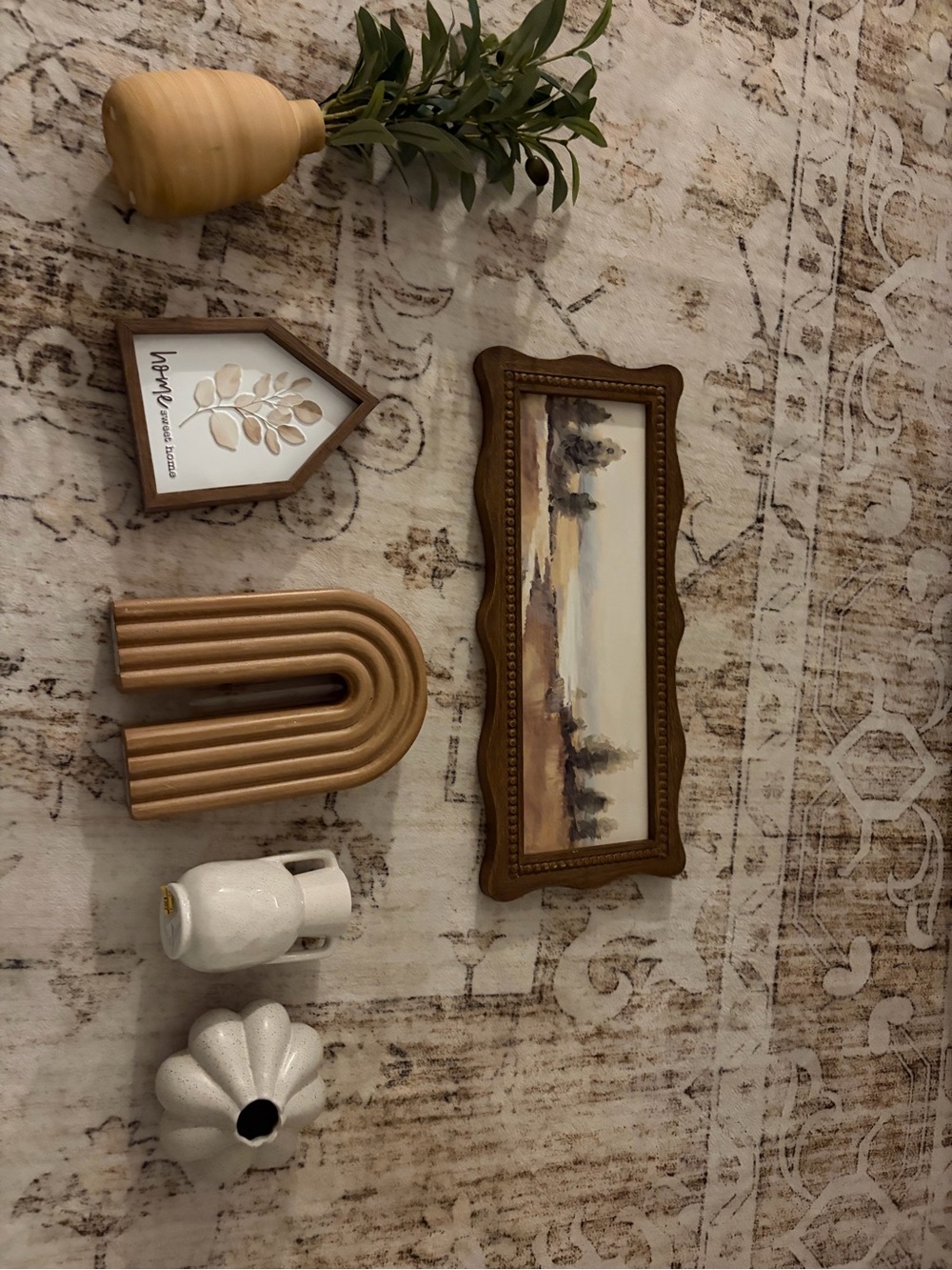 Neutral Beige and White Wall Decor Set - Home Accent Collection